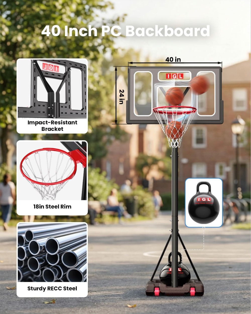 Portable Basketball Hoop 5.6-1 – обзор и цена Kids Outdoor Basketball