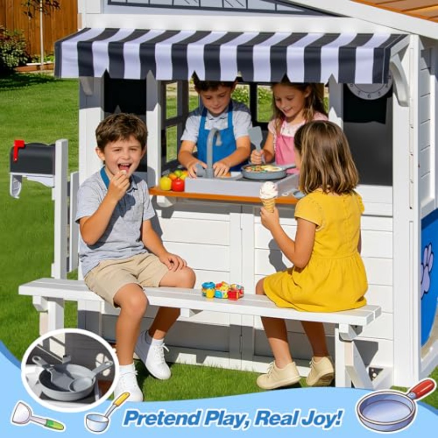 Outdoor playhouse for kids 3-1 – обзор и цена Kids Outdoor Chalkboard