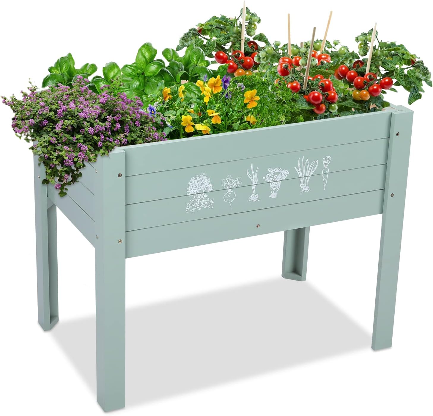 Raised Garden Bed-Planters for – обзор и цена Kids Outdoor Chalkboard