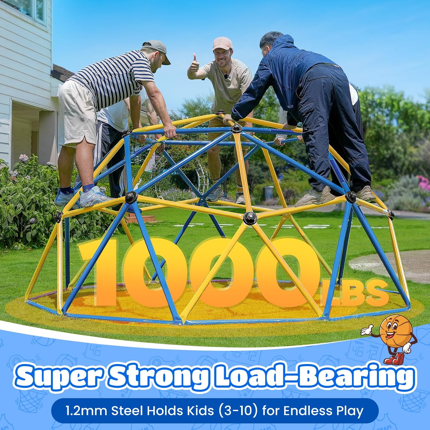 Zupapa 10FT Climbing Dome, Out – обзор и цена Kids Outdoor Jungle Gym Dome