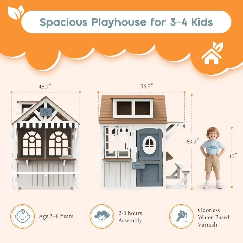 Albott Kids Outdoor Wooden Pla – обзор и цена Kids Outdoor Chalkboard