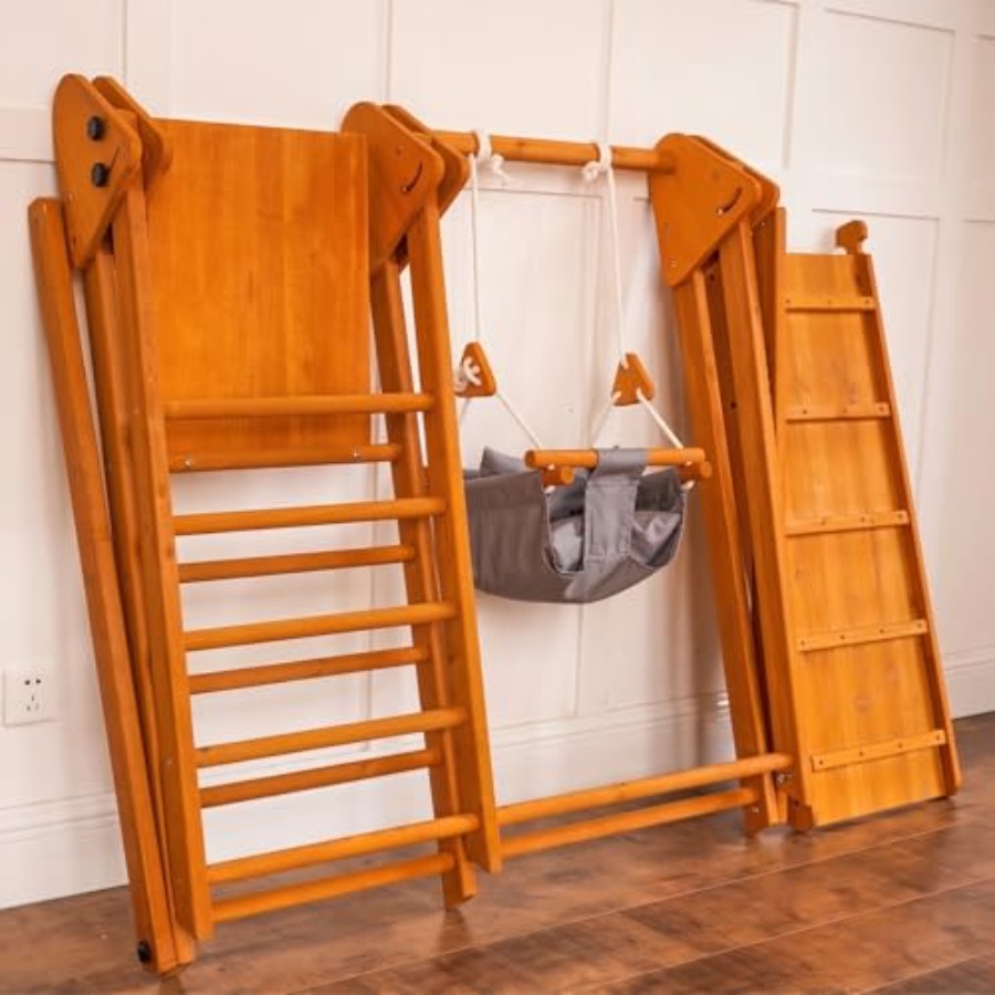 Outdoor jungle gym for kids 18 – обзор и цена Kids Outdoor Wooden Playset