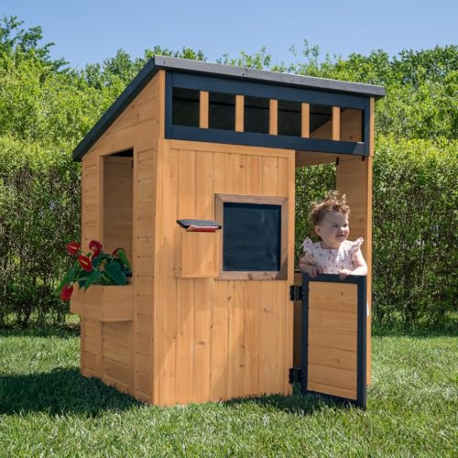 Outdoor kids playhouse for ima – обзор и цена Kids Outdoor Chalkboard