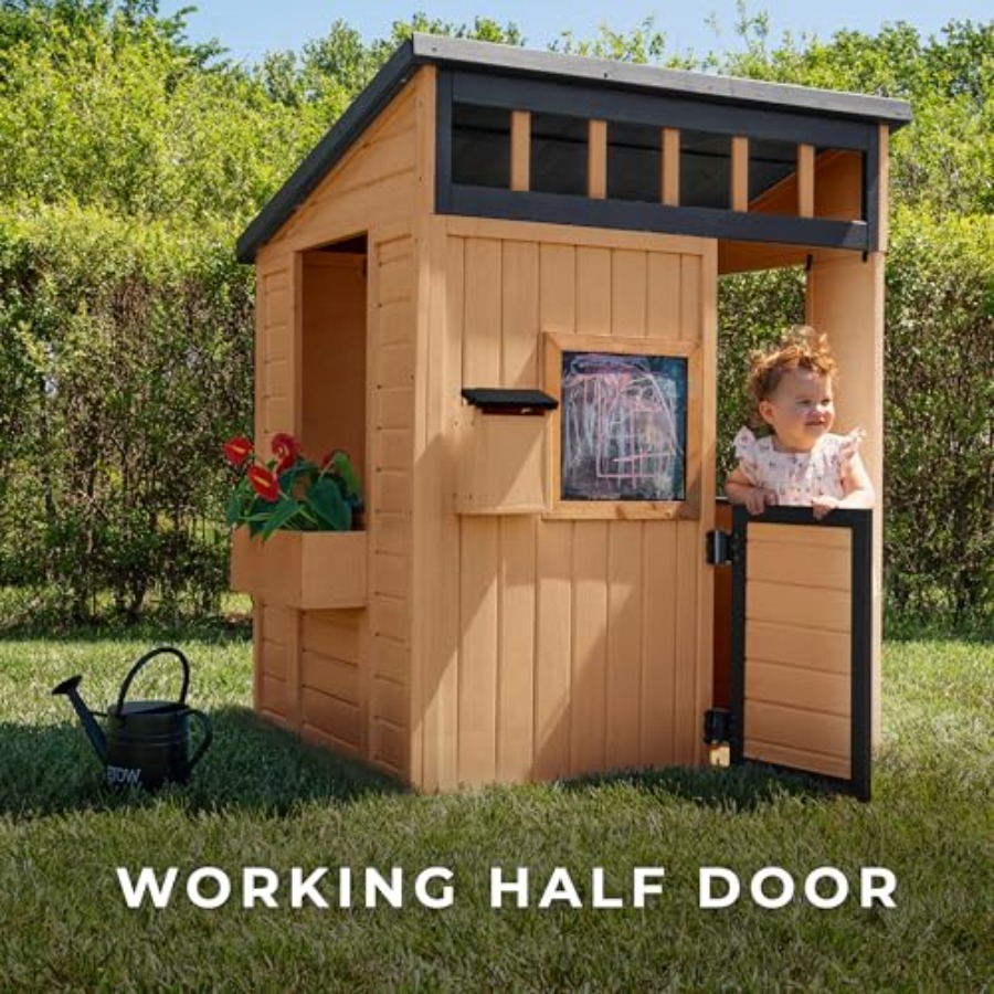 Outdoor kids playhouse for ima – обзор и цена Kids Outdoor Chalkboard