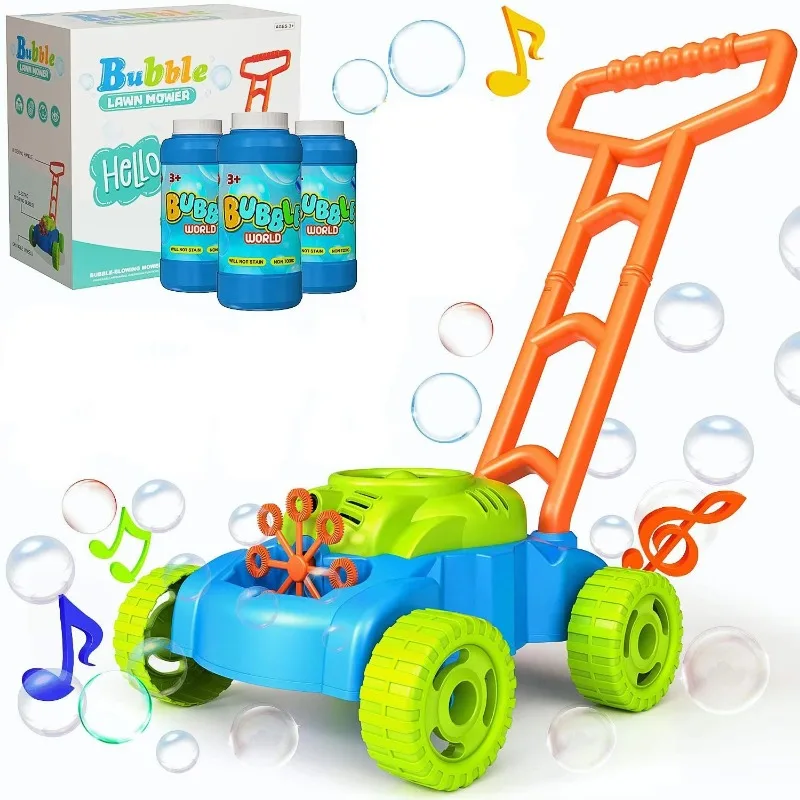 Electric Bubble Cart Toy Outdo – обзор и цена Kids Outdoor Lawn Mower