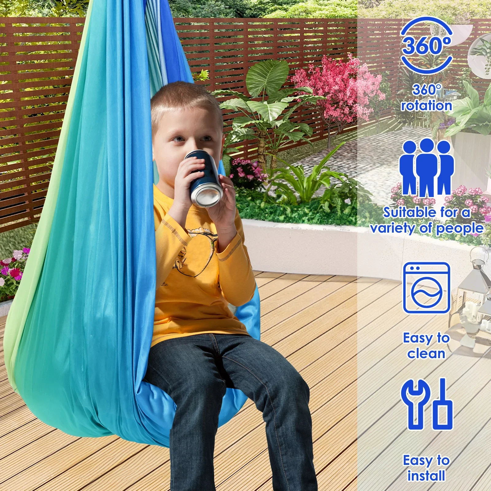 Sensory Swing Comfortable Kids – обзор и цена Kids Outdoor Swing And Slide