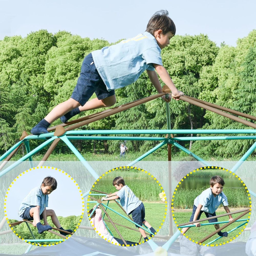 Geometric Dome Climber with Ha – обзор и цена Kids Outdoor Jungle Gym Dome