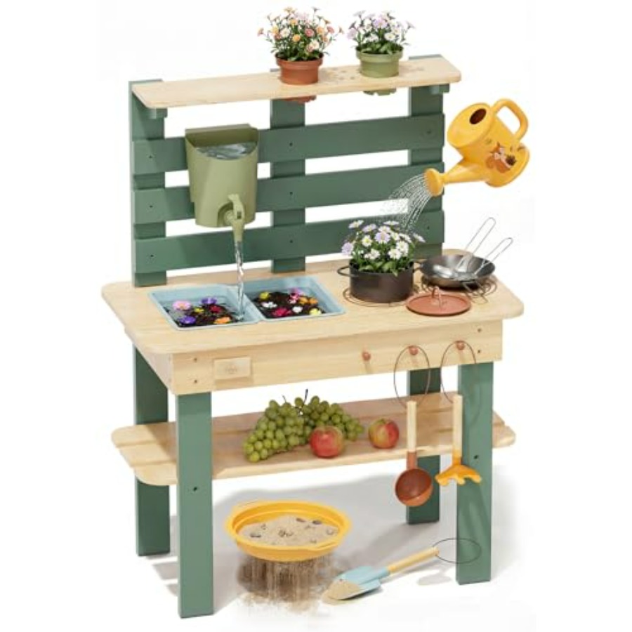 Outdoor mud kitchen for kids:  – обзор и цена Kids Outdoor Sink