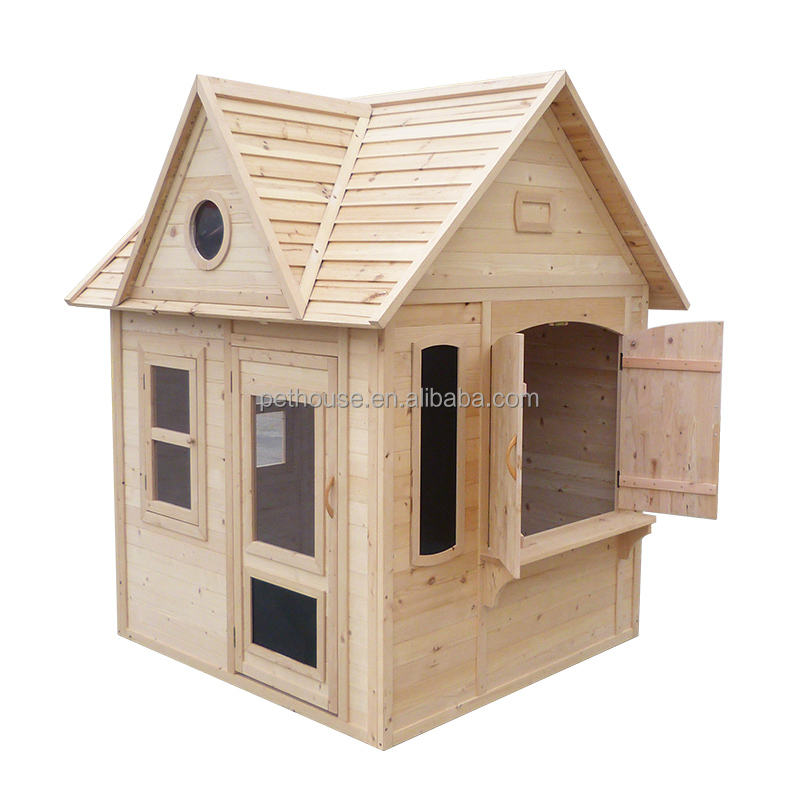 Children Wood Playhouses Kids  – обзор и цена Kids Outdoor Wooden Playhouse