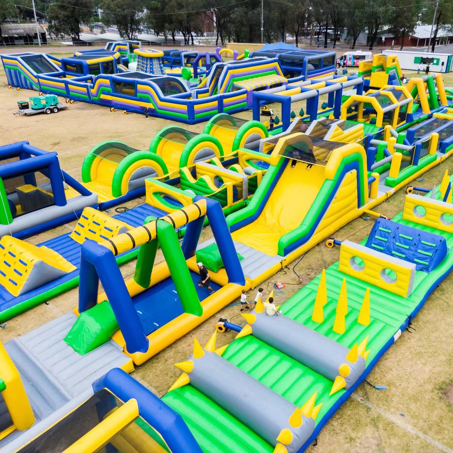 Outdoor Obstacle Course Bounce – обзор и цена Kids Outdoor Obstacle Course Equipment
