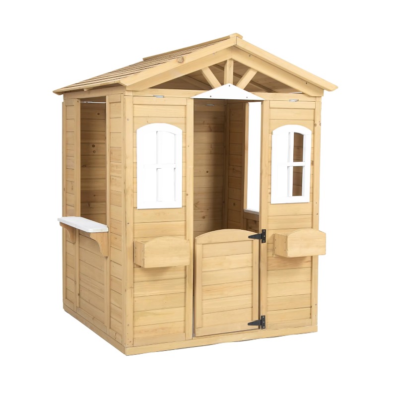 Modern Classic Solid Wood Play – обзор и цена Kids Outdoor Wooden Playhouse