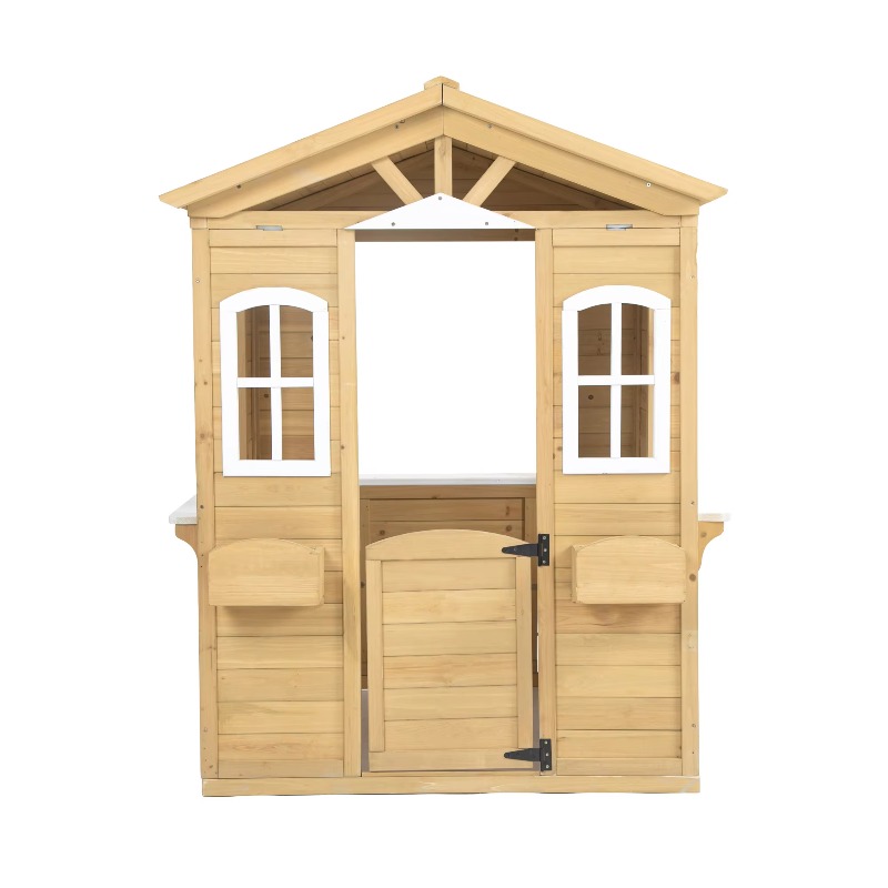 Modern Classic Solid Wood Play – обзор и цена Kids Outdoor Wooden Playhouse
