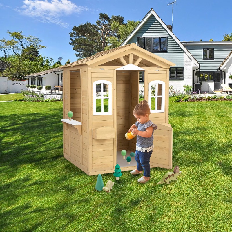 Modern Classic Solid Wood Play – обзор и цена Kids Outdoor Wooden Playhouse