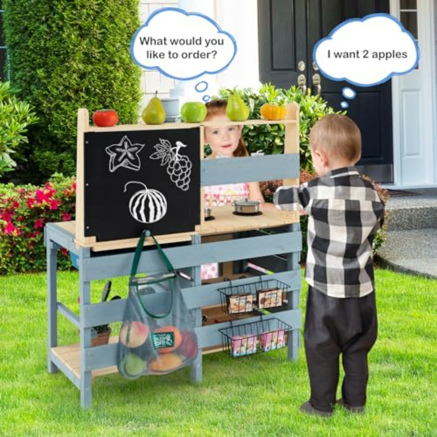Outdoor mud kitchen for kids:  – обзор и цена Kids Outdoor Sink