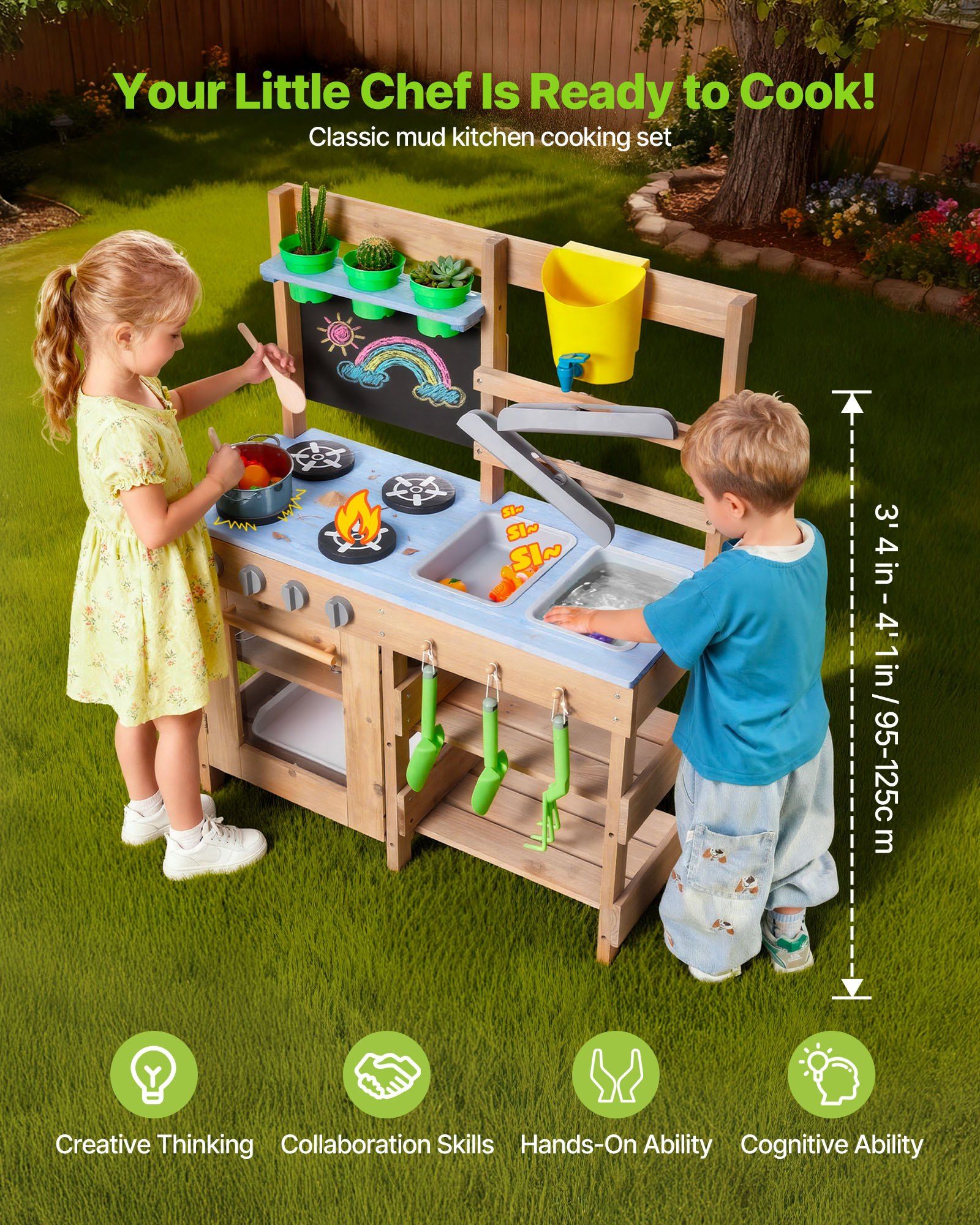 Mud Kitchen, Outdoor Mud Kitch – обзор и цена Kids Outdoor Sink