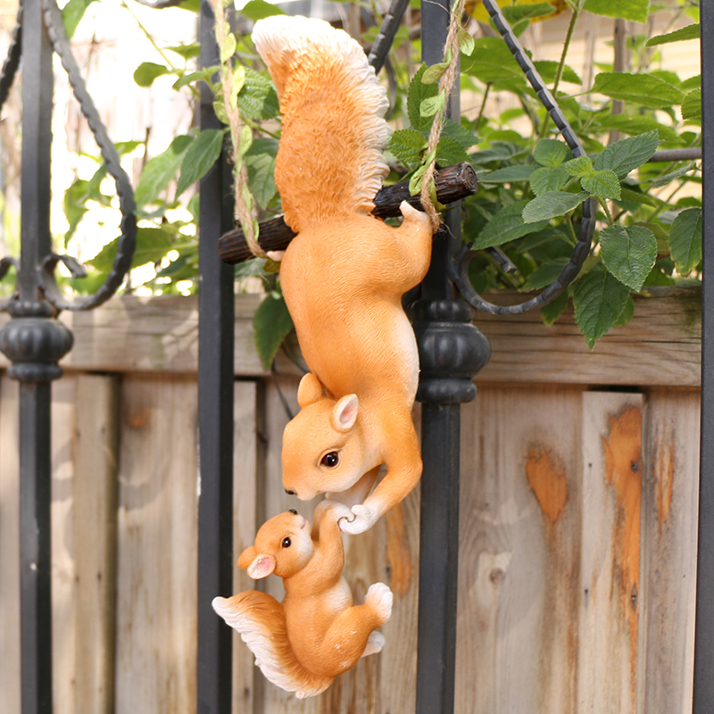 Mother Child Squirrel Resin Ha – обзор и цена Kids Outdoor Swing
