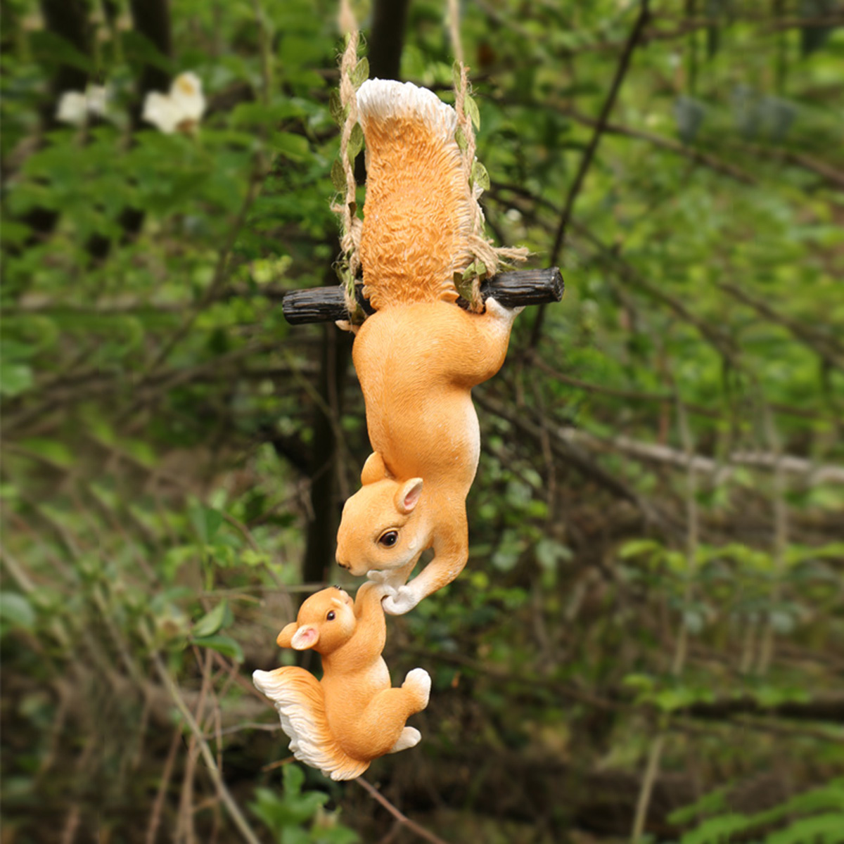 Mother Child Squirrel Resin Ha – обзор и цена Kids Outdoor Swing