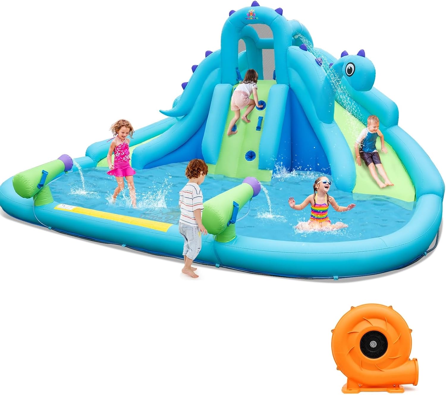 Inflatable Water Slide, Dinosa – обзор и цена Kids Outdoor Climbing Wall