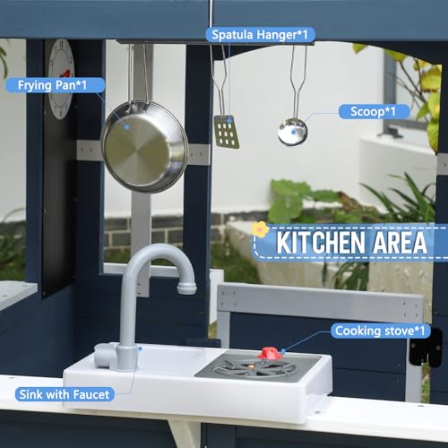 Outdoor playhouse for kids ced – обзор и цена Kids Outdoor Sink