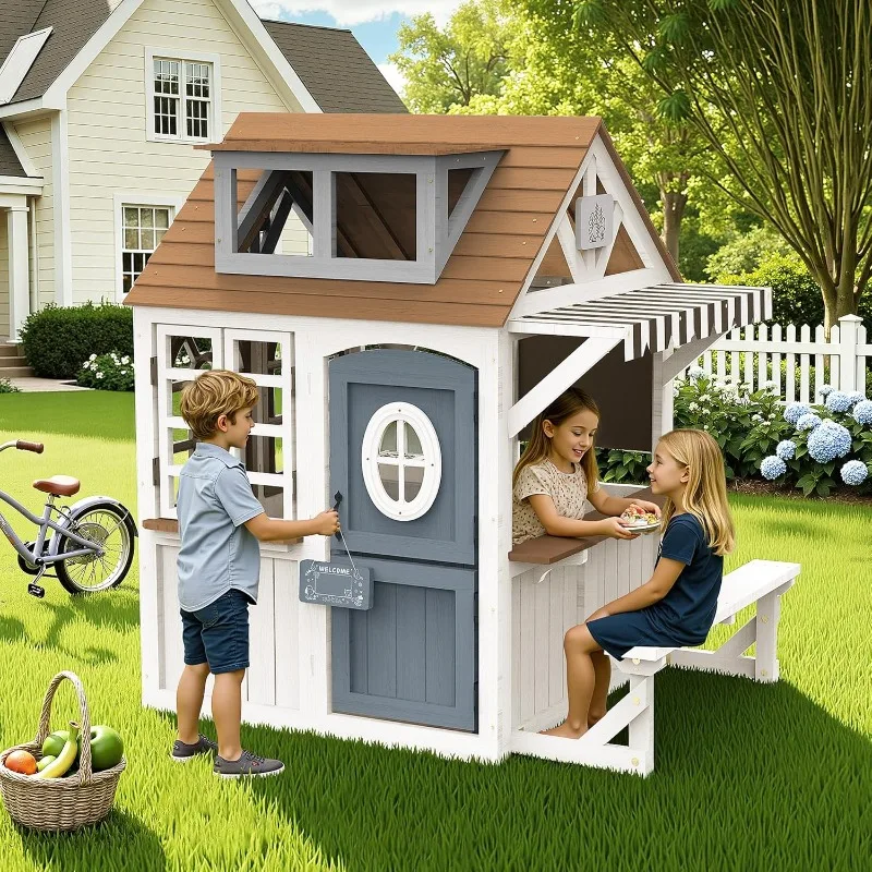 Albott Kids Outdoor Wooden Pla – обзор и цена Kids Outdoor Chalkboard