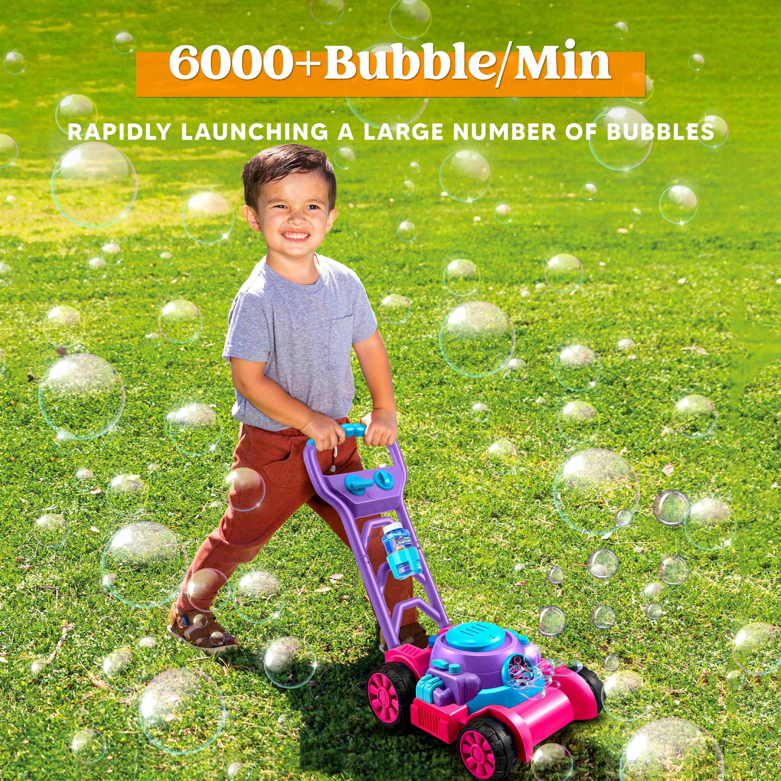JOYFY Bubble Machine Bubble La – обзор и цена Kids Outdoor Lawn Mower