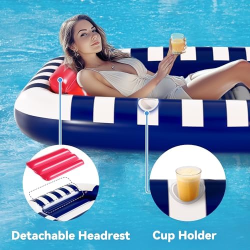 Blue Inflatable Pool Lounger F – обзор и цена Kids Outdoor Loungers