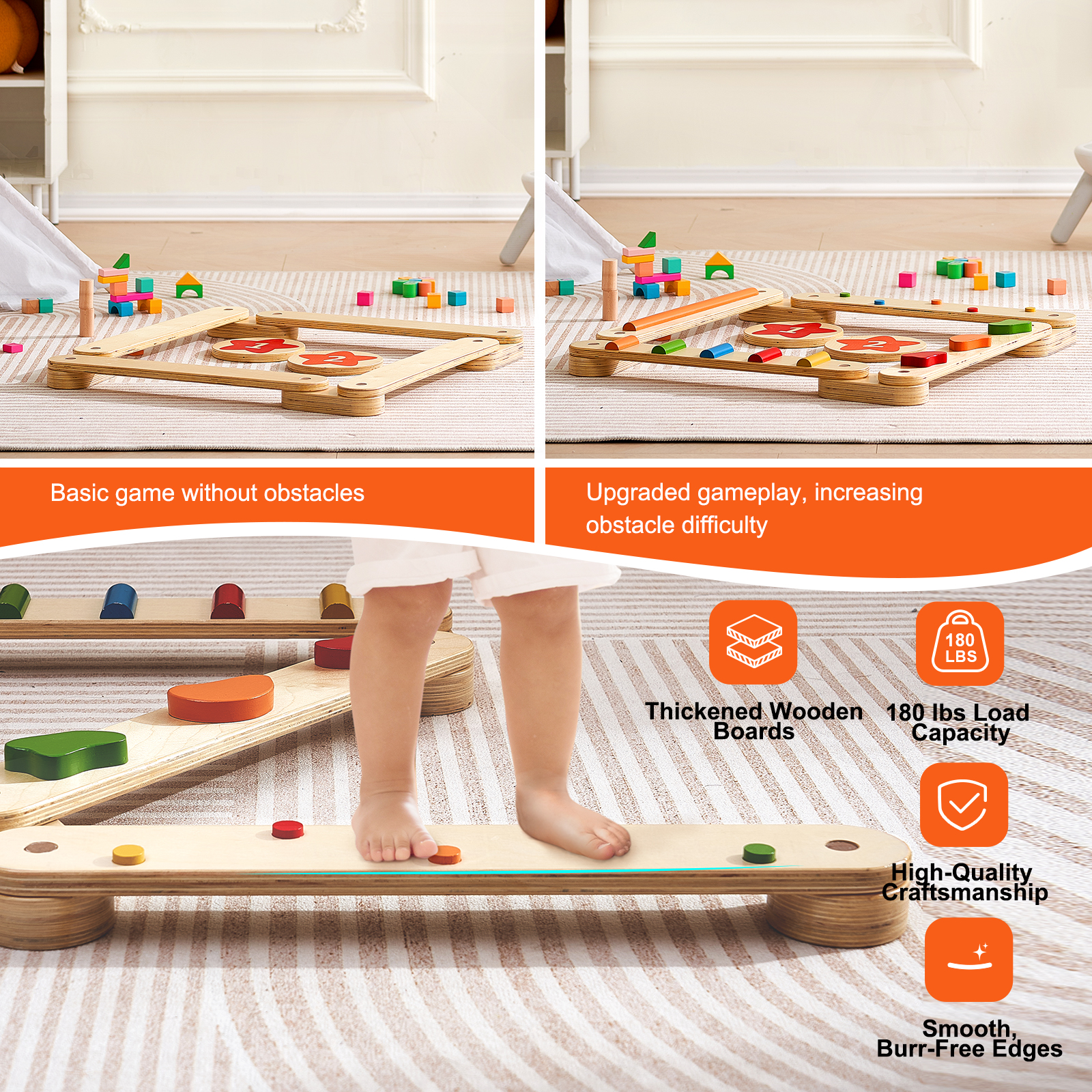 SucceBuy 6 PCS Balance Beam St – обзор и цена Kids Outdoor Balance Beam