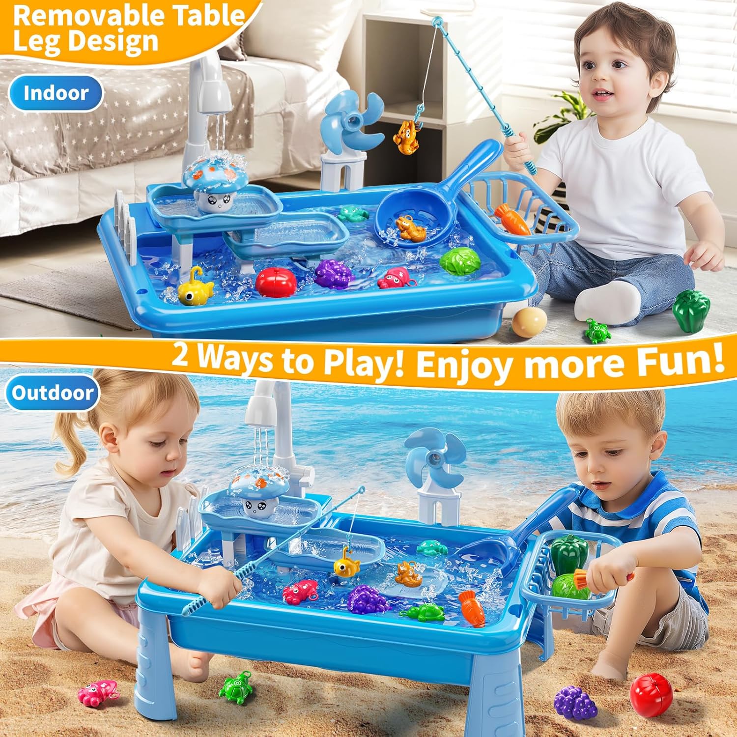 Water Table Play Sink Toy for  – обзор и цена Kids Outdoor Sink