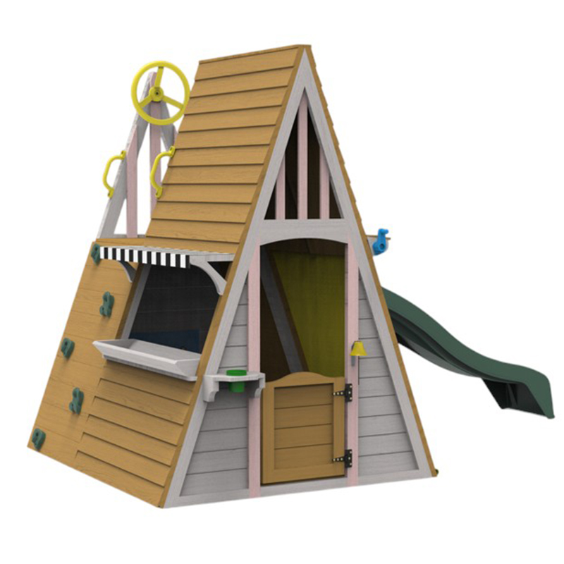 Kids Outdoor Playground Equipm – обзор и цена Kids Outdoor Wooden Playhouse