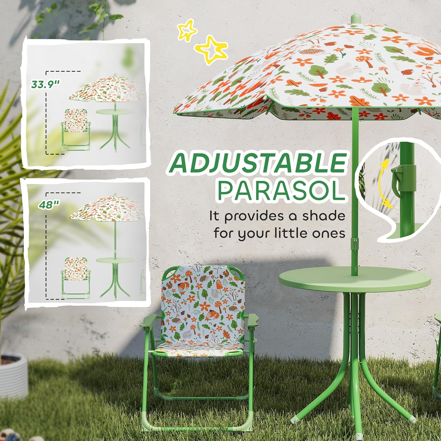 Kids Picnic Table Chair Set Fo – обзор и цена Kids Outdoor Chair And Table