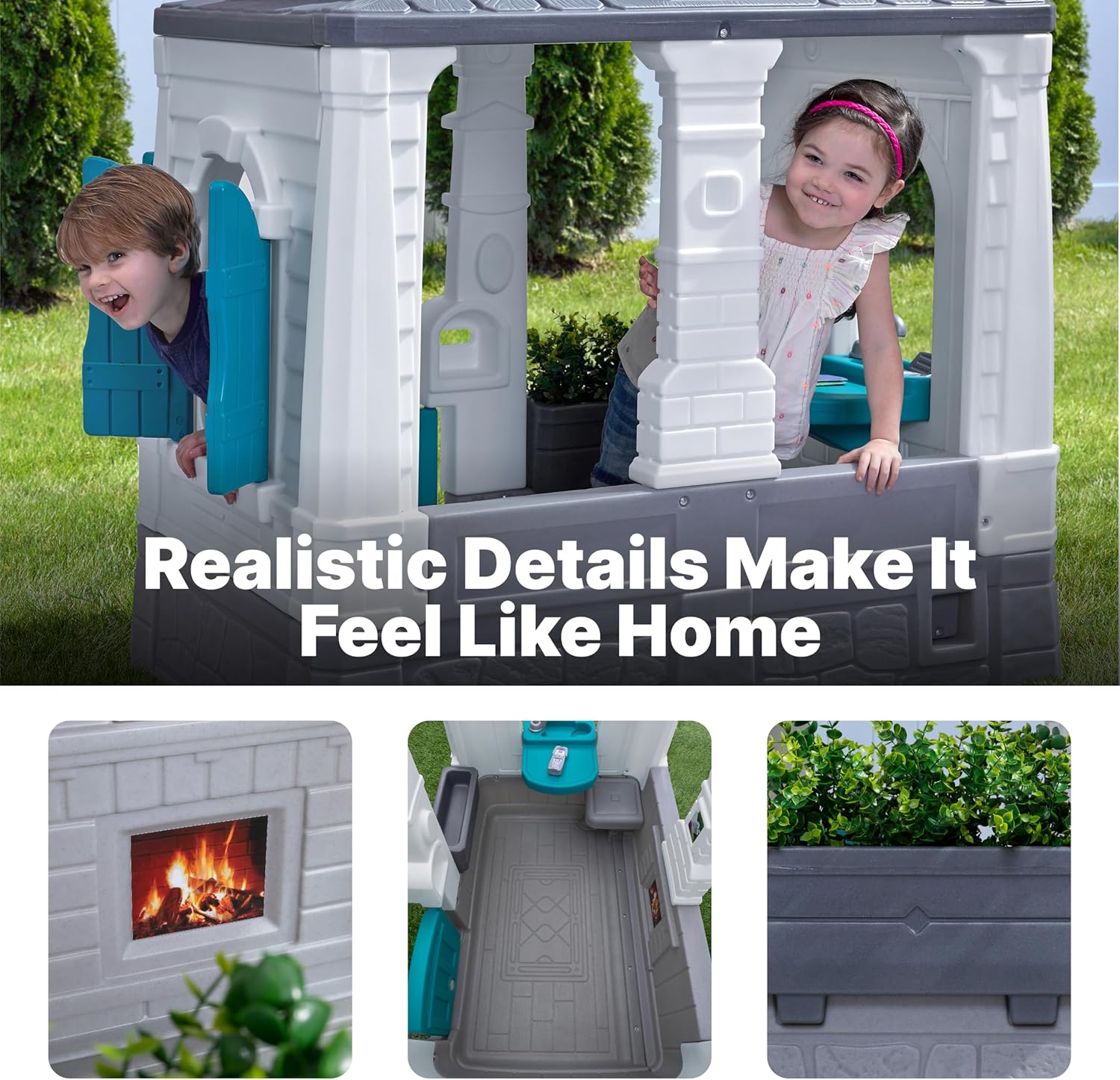 Neat & Tidy Cottage Kids Playh – обзор и цена Kids Outdoor Wooden Playset