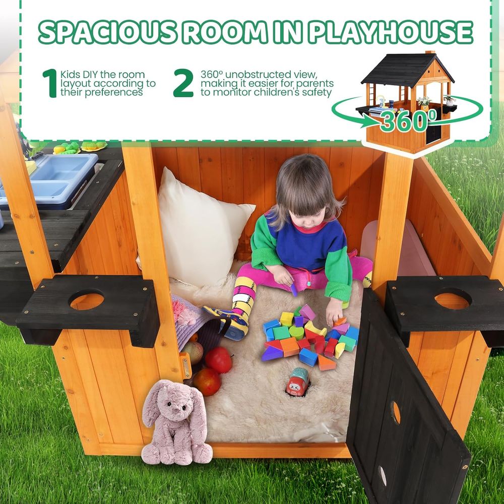MOR Kids Outdoor Playhouse wit – обзор и цена Kids Outdoor Sink