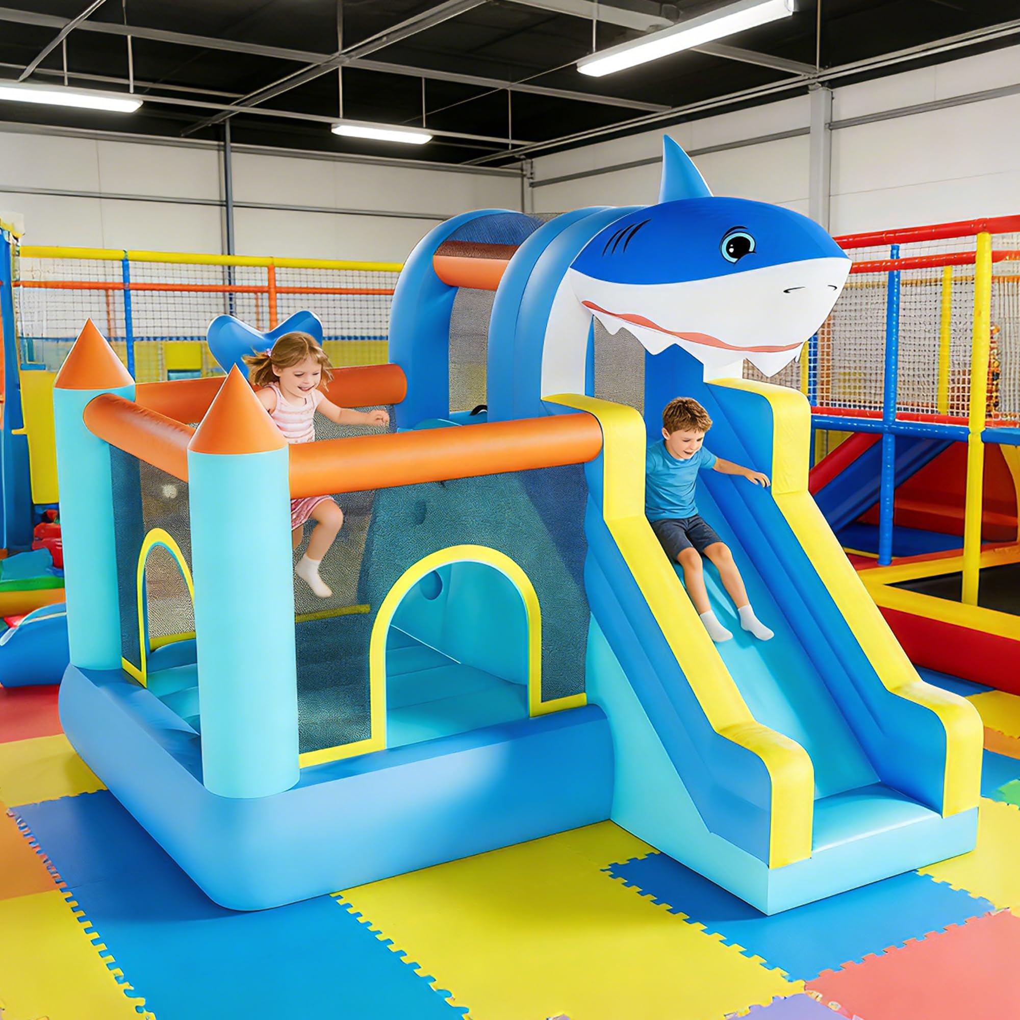 Inflatable Bounce House With S – обзор и цена Kids Outdoor Climbing Wall