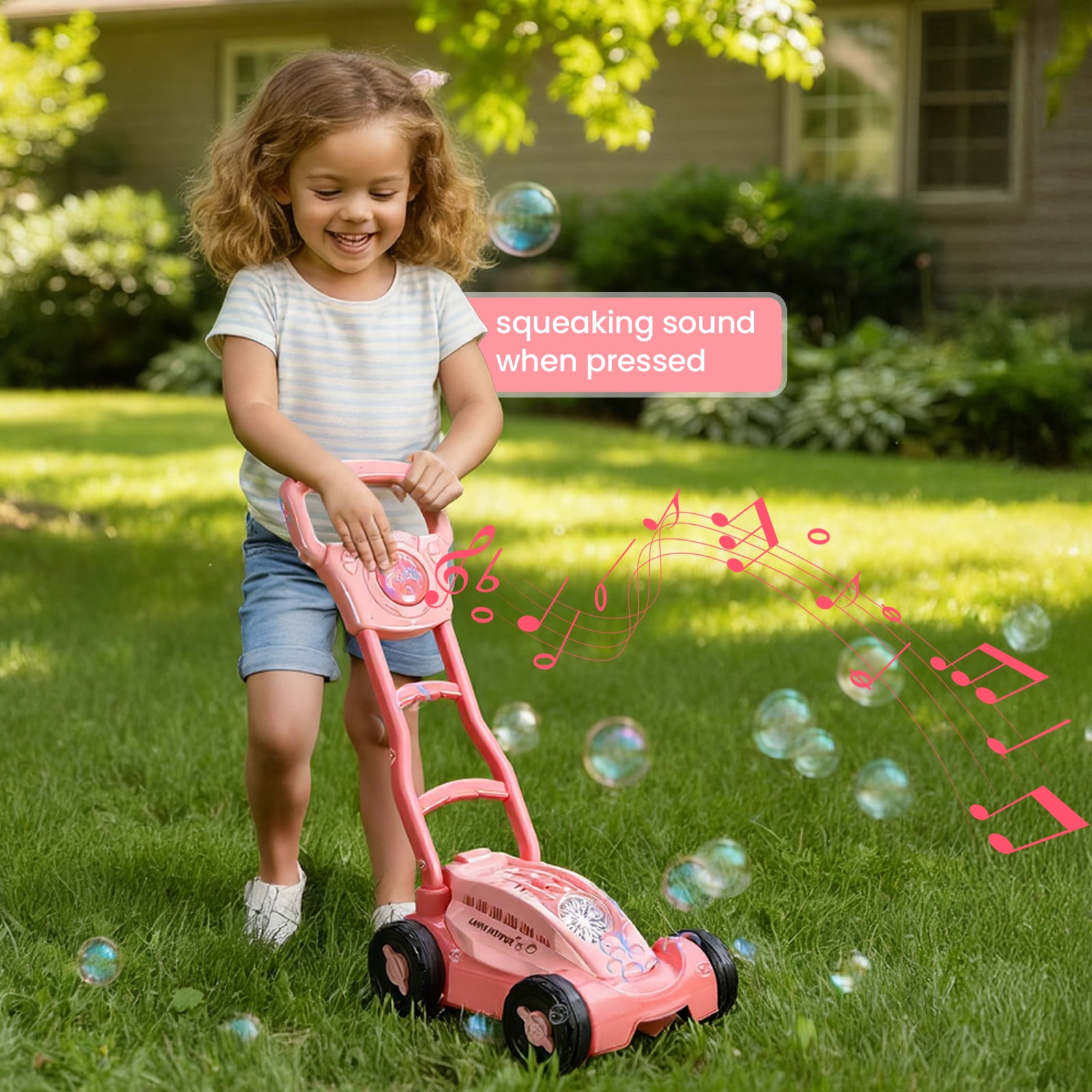 Bubble Lawn Mower,Kids Push Bu – обзор и цена Kids Outdoor Lawn Mower