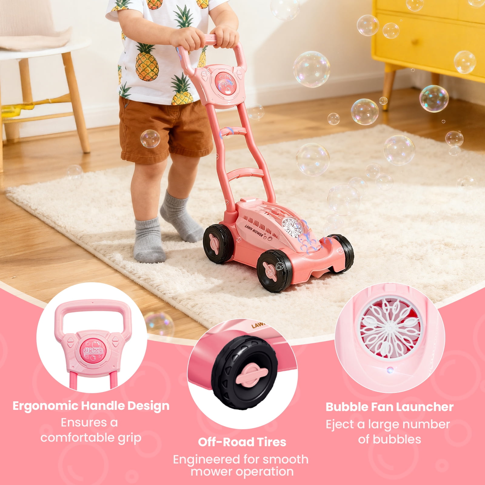Bubble Lawn Mower,Kids Push Bu – обзор и цена Kids Outdoor Lawn Mower