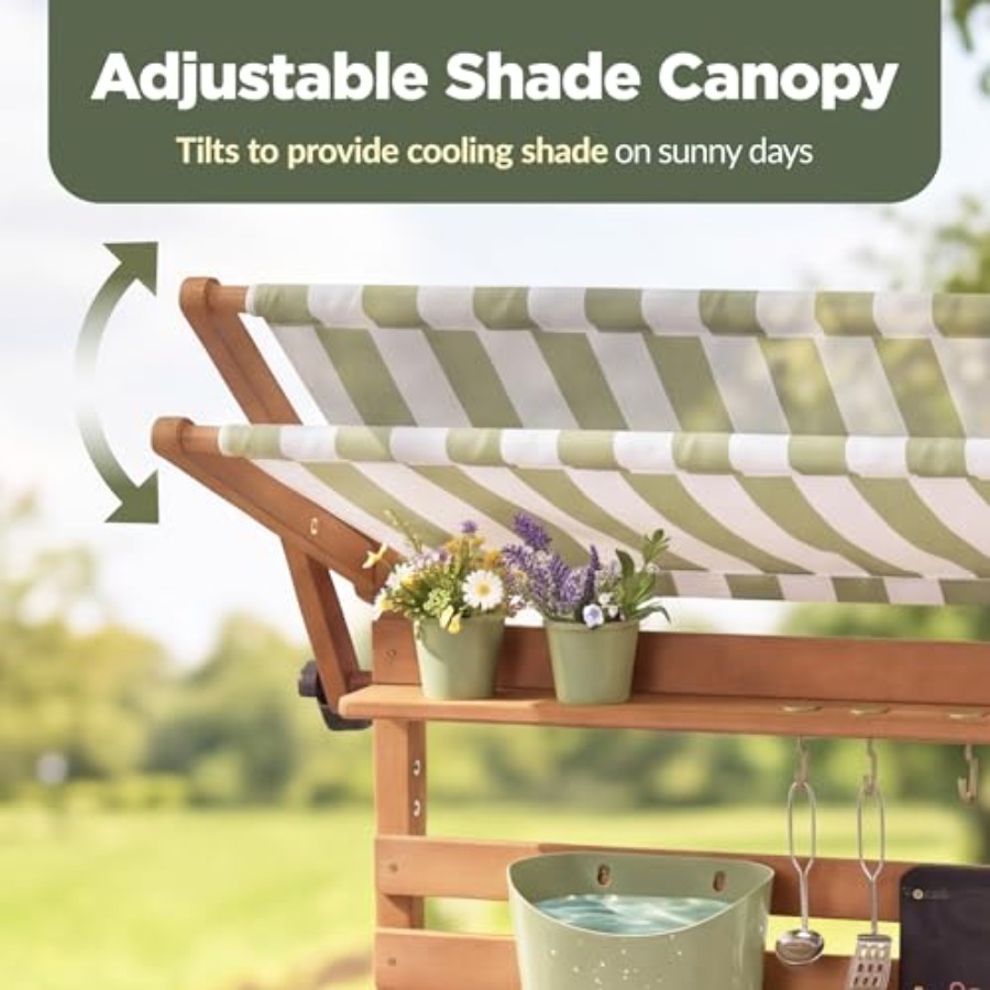 Outdoor mud kitchen for kids:  – обзор и цена Kids Outdoor Wooden Playset