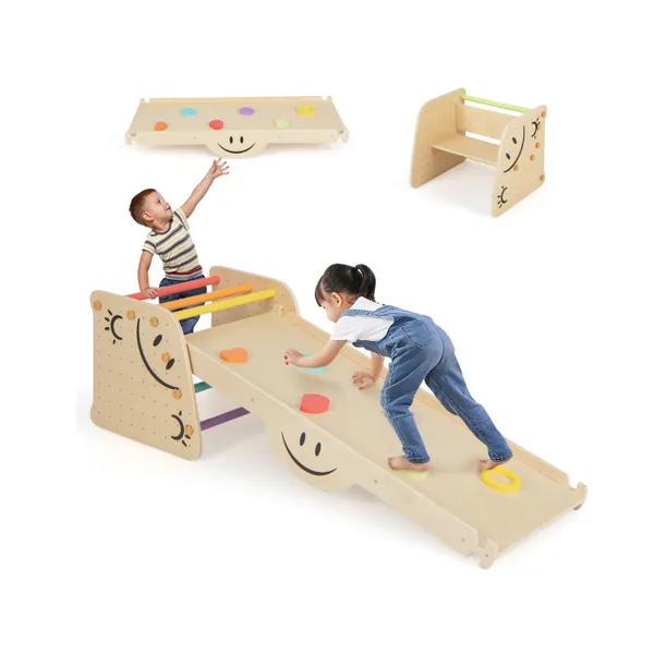 Wooden Triangle Climber Play S – обзор и цена Kids Outdoor Wooden Playset