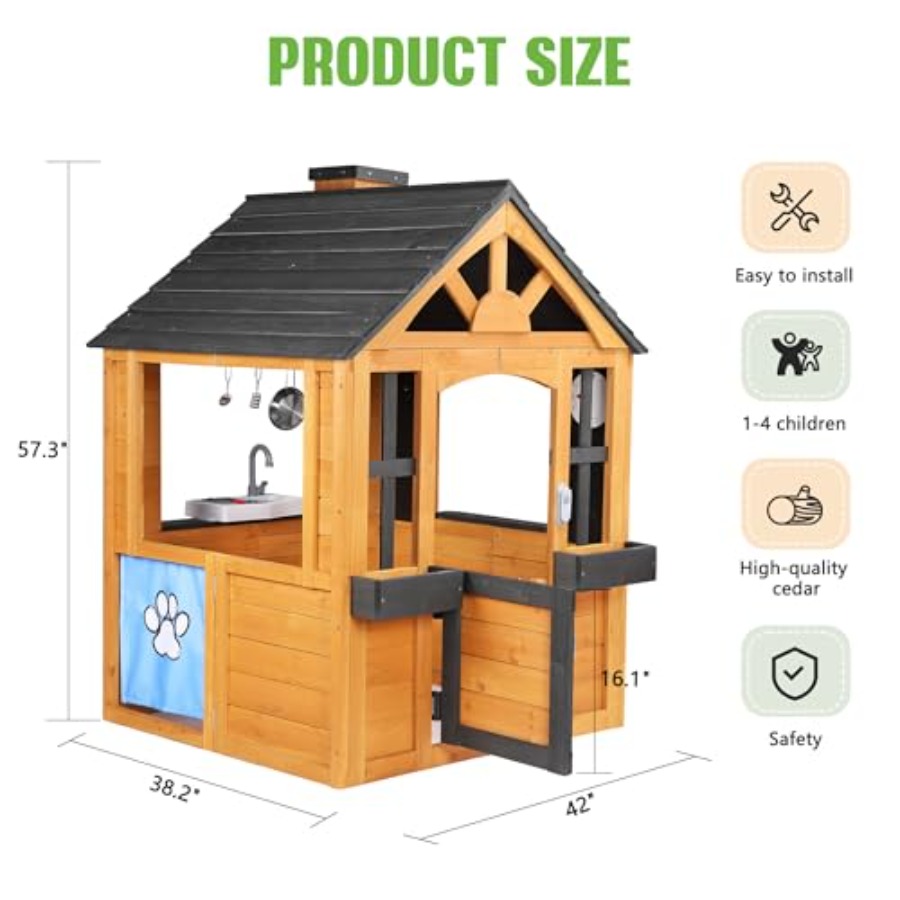 Backyard outdoor playhouse for – обзор и цена Kids Outdoor Sink