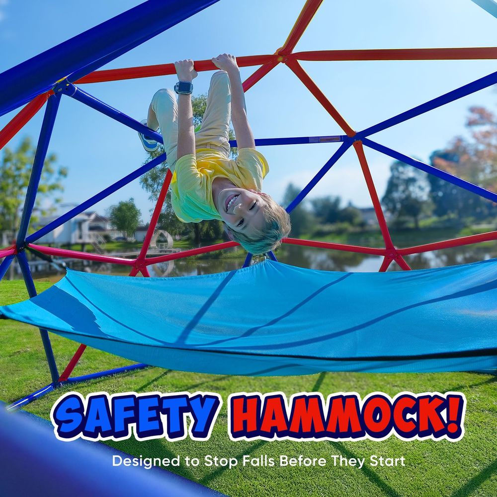Climbing Dome with Hammock, Su – обзор и цена Kids Outdoor Jungle Gym Dome