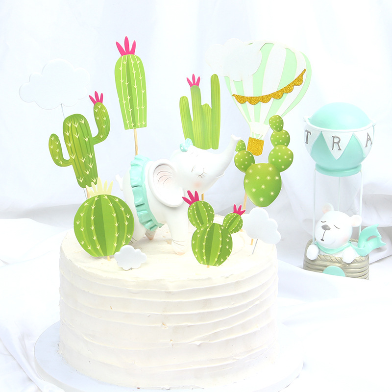 6pc Green Cactus Cake Topper H – обзор и цена Kids Outdoor Merry Go Round