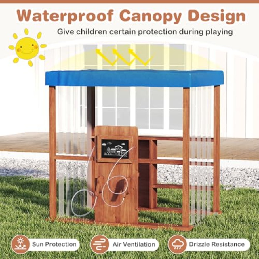 Outdoor kids gas station playh – обзор и цена Kids Outdoor Chalkboard