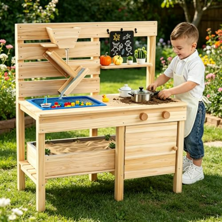 Outdoor mud kitchen for kids a – обзор и цена Kids Outdoor Sink
